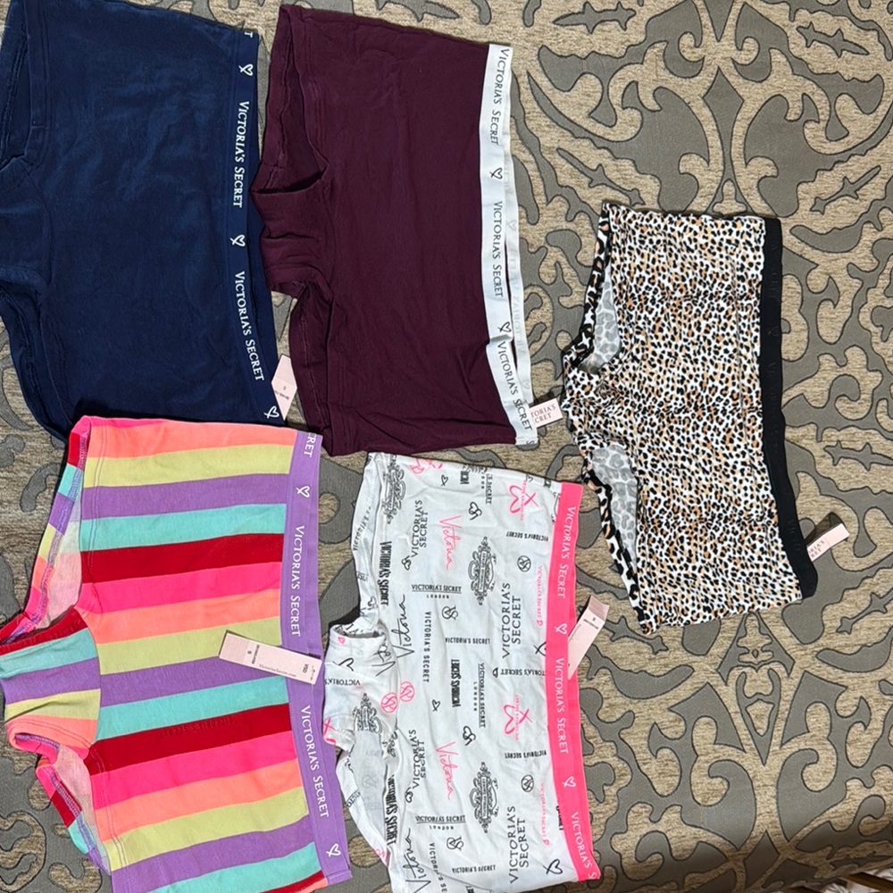 Victoria's Secret Colorful Boxer Shorts Collection